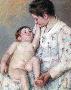 Mary Cassatt The Caress painting